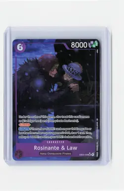 2026 One Piece-Rosinante & Law #EB04-038 The Azure Sea's Seven—Alt. Art - Image 1