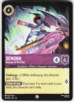 Demona Betrayer of the Clan 40/204 Whispers in the Well Disney Lorcana - Image 1