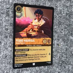 Disney Lorcana Wilds Unknown Pedro Madrigal 5/204 Uncommon Foil - Image 3