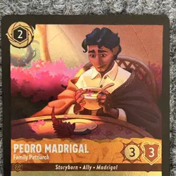 Disney Lorcana Wilds Unknown Pedro Madrigal 5/204 Uncommon Foil - Image 5