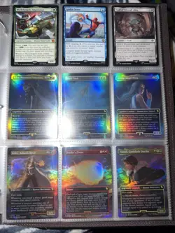 MTG Lot of 9 Mixed Cards/ Final Fantasy Scene Cards NM Condition (B2) Set 20 - Image 1