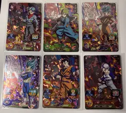 MM4-CP Full Complete Set of 6 Super Dragon Ball Heroes Trading Card CP NM Mint - Image 1