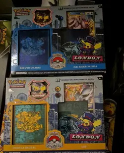 POKEMON LOT X2X SETS TRADING CARD GAME LONDON WORLD CHAMPIONSHIP RIKUTO OHASHI, - Image 1