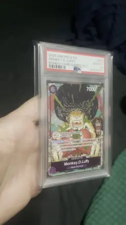 2025 ONE PIECE PROMOS BANDAI CARD GAMES FEST #073 MONKEY D. LUFFY PSA 10 - Image 2