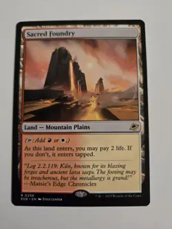 MTG Sacred Foundry #256 Edge of Eternities Lightly Played - Image 1