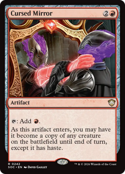 Cursed Mirror - 242 - SOC - Near Mint - MTG - Image 1