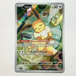 2025 Pokemon TCG Prismatic Evolutions Eevee 173 Black Star Promo ETB Card NM - Image 1