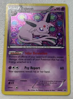 POKEMON UNGRADED ESPEON - BW92 BW92 HOLO P BLACK AND WHITE PROMO LP - Image 2
