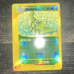 Pokemon TCG Metapod 087/165 Expedition Base Set Reverse Holo 2002 - Image 1