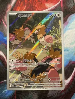 Pokemon TCG Spearow 151/132 Mega Evolution Illustration NM - Image 2