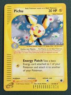 Pokemon: Pichu 22/165 Holo Expedition [NM-] Clean Copy - Image 1