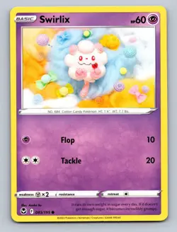 Swirlix 083/195 Common Silver Tempest NM 2022 Asaka Ito Free Shipping - Image 1