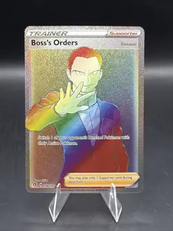 Boss's Orders (Secret) 200/192 Swsh02: Rebel Clash Holo Pokemon TCG NM - Image 1
