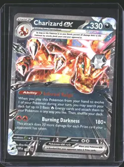 Charizard ex -196 196 Holo Promo Scarlet & Violet Promo Pokemon NM/M - Image 1