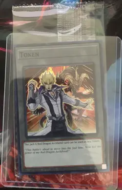 Yu-Gi-Oh! TCG - Token: Jack Atlas And Red Dragon Archfiend TKN5-EN043 Super Rare - Image 1