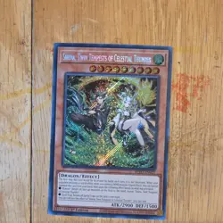 Yu-Gi-Oh! Konami Shiina Twin Tempests Secret Rare 1st Ed BPRO-EN027 ATK/2900 DE… - Image 1