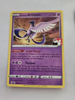Pokemon Galarian Articuno 063/203 Prize Pack Series Cards Normal NM/LP - Image 1