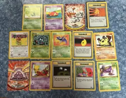 Rare Pokemon Card Lot All Pictured 1st Ed Base Set Rocket Jungle Neo Topps K99 - Image 1