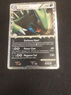 Pokemon TCG Tyranitar Ultra Rare Card 88/95 HGSS Unleashed 2010 Prime Holo - Image 5