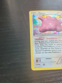 Ditto Pokemon Card 108/149 Boundaries Crossed Holo Rare 2012 English Basic HP 70 - Image 2