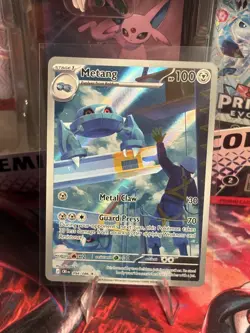 Metang 094/086 Me04: Chaos Rising Illustration Rare Holo Pokemon TCG NM/M - Image 1