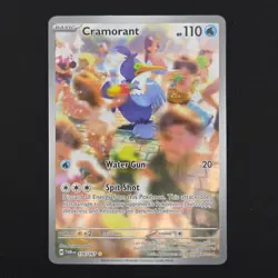 Pokemon TCG Card Cramorant 176/167 Twilight Masquerade Illustration Rare - NM - Image 1