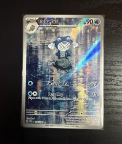 Pokemon TCG Poliwhirl 176/165 Sv Scarlet & Violet 151 IR Full Art Holo ENG - Image 1