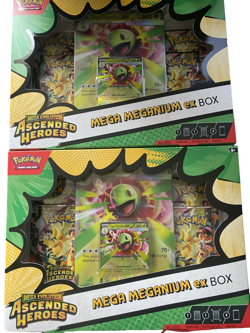 Pokemon Ascended Heroes Mega Meganium ex Box 2 - New - Image 1