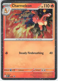CHARMELEON (COSMOS HOLO) 079 HOLO PROMO ME: MEGA EVOLUTION PROMO POKEMON NM - Image 1