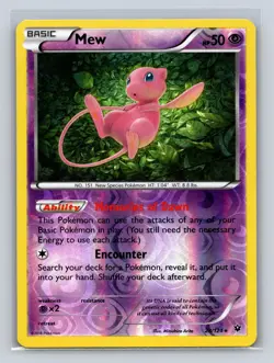 Mew 29/124 Holo Rare Fates Collide Pokemon Reverse Holo LP - Image 1
