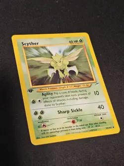 Pokemon TCG Scyther 55 1st Edition Neo Destiny Mint Near Mint - Image 2