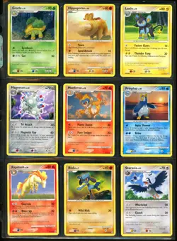2007 Pokemon DIAMOND & PEARL Base Set Cards Lot RARE Stamped REVERSE HOLO Foil + - Image 3