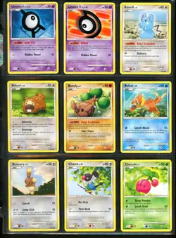 2007 Pokemon DIAMOND & PEARL Base Set Cards Lot RARE Stamped REVERSE HOLO Foil + - Image 4