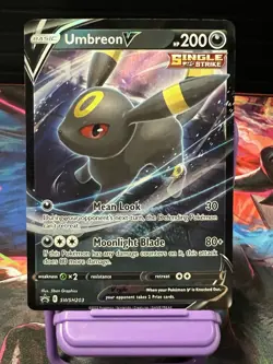 Pokemon TCG Umbreon V 200 HP Holo Promo SWSH: Sword & Shield SWSH203 - Image 1
