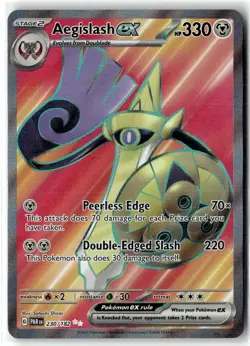 Aegislash ex 230/182 Ultra Rare Paradox Rift Pokemon NM b3 - Image 1
