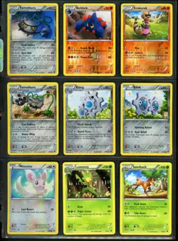 2011 Pokemon Black & White EMERGING POWERS Set Cards Lot REVERSE HOLO Foil RARE - Image 2