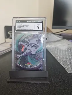 2000 TOPPS CHROME POKEMON SERIES 2 CHROME AERODACTYL #142 CGC 9 MINT - Image 1