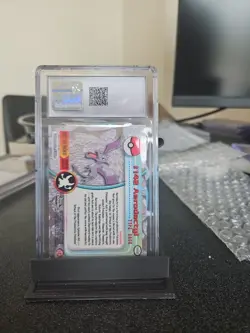 2000 TOPPS CHROME POKEMON SERIES 2 CHROME AERODACTYL #142 CGC 9 MINT - Image 2