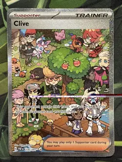 The Pokemon Company Clive 236/091 Special Illustration Rare Paldean Fates - Image 1