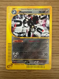 Pokemon TCG Magneton H16/H32 Aquapolis Holo Ultra Rare, LP - Image 1