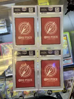 2025 One Piece EN 2nd Anniversary Sequential PSA 10 Set Luffy Shanks Teach Buggy - Image 2