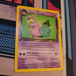 Dark Slowbro 29/82 Team Rocket 1st Edition Pokemon card - Image 2