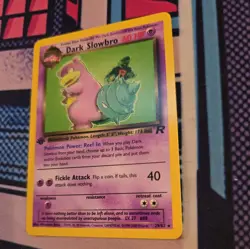Dark Slowbro 29/82 Team Rocket 1st Edition Pokemon card - Image 3