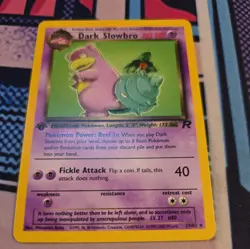 Dark Slowbro 29/82 Team Rocket 1st Edition Pokemon card - Image 4