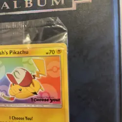 Ash’s Pikachu SM108 TGC Pokemon The Movie “I Choose You” Promo Card Sealed New - Image 4