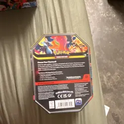 Pokemon Mega Charizard X GX Tin Box Promo Sealed English Trading Card Game - Image 2