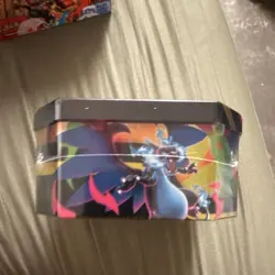 Pokemon Mega Charizard X GX Tin Box Promo Sealed English Trading Card Game - Image 4