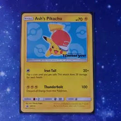 Pokemon Ash's Pikachu Promo 3-Card Bundle SM110 SM112 SM114 Movie Set LP/NM - Image 4
