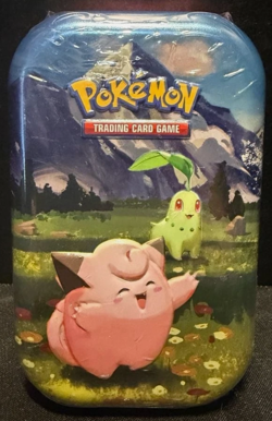 Pokemon TCG Mega Evolution Ascended Heroes Mini Tin Clefairy & Chikorita - Image 1