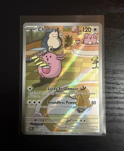 Pokemon TCG Chansey 187/167 Sv06 Twilight Masquerade IR Full Art Holo ENG - Image 1